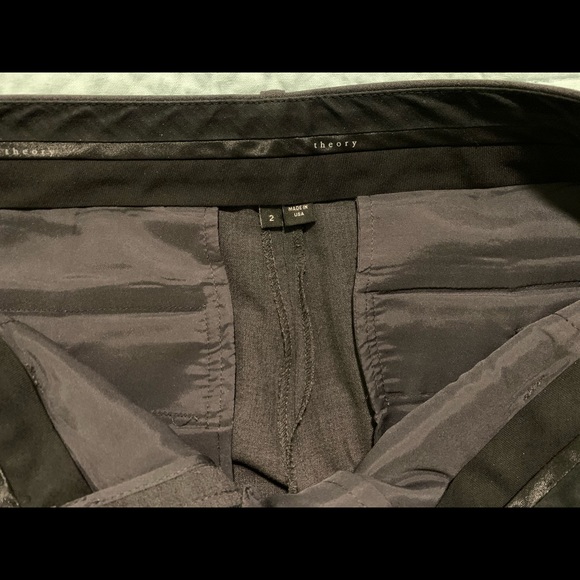 Theory DARK GREY women’s work dress pants Emery 2 - Picture 7 of 8